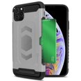 thumbnail image 1 of CoverON Apple iPhone 11 Pro Phone Case with Card Holder Slot and Magnetic Car Mount Compatible Metal Plate, 1 of 8