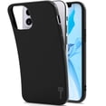 thumbnail image 1 of CoverON Apple iPhone 12 Case / iPhone 12 Pro Case (6.1"), FlexGuard Series Soft Flexible Slim Lightweight Fit TPU Minimal Phone Cover, Black, 1 of 8