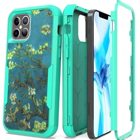 CoverON Apple iPhone 12 Case / iPhone 12 Pro Case (6.1"), Military Grade Heavy Duty Full Body Tri-Layer Rugged Cover, Almond Blossom