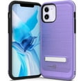 thumbnail image 1 of CoverON Apple iPhone 12 Mini Case (5.4"), Slim Metal Kickstand Rugged Dual Layer Cover, Purple, 1 of 7
