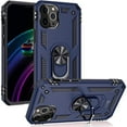 thumbnail image 1 of CoverON Apple iPhone 12 Mini Ring Case, Kickstand Rugged Phone Cover Magnetic Car Mount Compatible - Navy Blue, 1 of 7