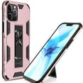 thumbnail image 1 of CoverON Apple iPhone 12 Pro Max Case (6.7"), KickStand Ring Loop Holder Rugged Phone Cover Magnetic Slide Stand, Rose Gold Pink, 1 of 9