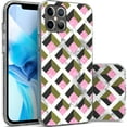 thumbnail image 1 of CoverON Apple iPhone 12 Pro Max Case (6.7"), Slim Lightweight Scratch Resistant Glossy Phone Cover bumper Grip, Marble Pink Square, 1 of 9