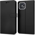 thumbnail image 1 of CoverON Apple iPhone 12 Pro Max Wallet Case, RFID Blocking Vegan Leather 6x Card Slot Holder Cover Flip Folio Phone Pouch, Black, 1 of 7