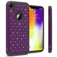 thumbnail image 1 of CoverON Apple iPhone XR (6.1") Case, Aurora Series Rhinestone Phone Cover, 1 of 7