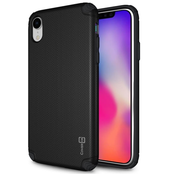 CoverON Apple iPhone XR (6.1") Case, Bios Series Slim Modern Hard Phone Cover