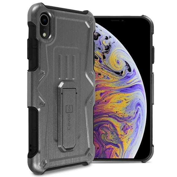 CoverON Apple iPhone XR (6.1") Holster Case, Spectra Series Protective Holster Belt Clip Phone Cover