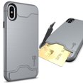 thumbnail image 1 of CoverON Apple iPhone XS / iPhone X / 10S / 10 Case, Shadow Armor Series Hybrid Kickstand Phone Cover, 1 of 9