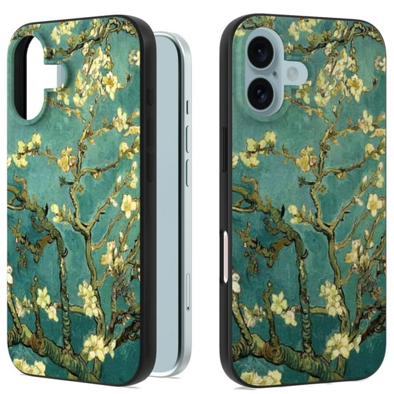 CoverON Art Design For Apple iPhone 16 Plus / iPhone 16+ Phone Case, Flexible Rubber Slim TPU Cover, Almond Blossom