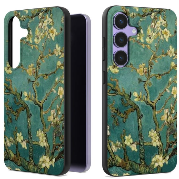 CoverON Art Design For Samsung Galaxy S25+ / Galaxy S25 Plus Phone Case, Flexible Rubber Slim TPU Cover, Almond Blossom