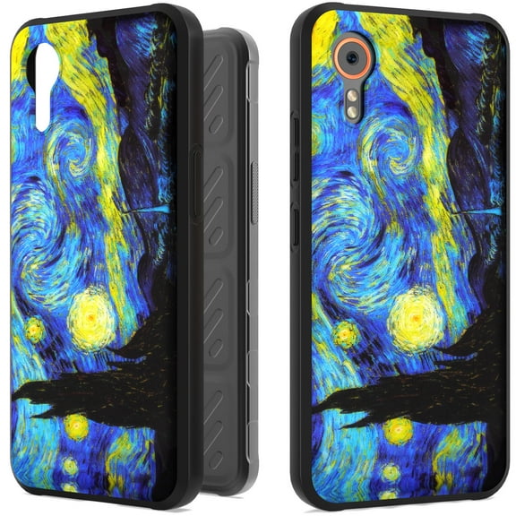 CoverON Art Design For Samsung Galaxy XCover7 / Galaxy XCover 7 Phone Case, Flexible Rubber Slim TPU Cover, Starry Night