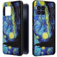 thumbnail image 1 of CoverON Art Design For Tmobile T-Mobile Revvl 7 Pro 5G Phone Case, Flexible Rubber Slim TPU Cover, Starry Night, 1 of 8