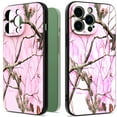 thumbnail image 1 of CoverON Design For Apple iPhone 14 Pro Phone Case, Flexible Rubber Slim TPU Cover, Pink Camouflage, 1 of 8