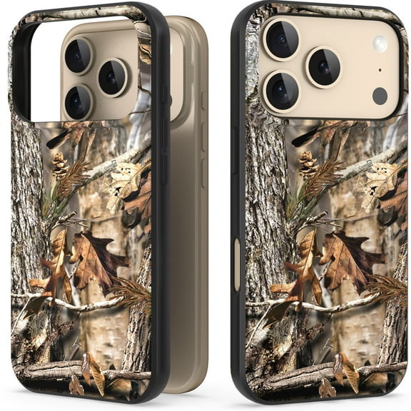 CoverON Design For Apple iPhone 17 Pro Max Phone Case, Flexible Rubber Slim TPU Cover, Fall Camouflage