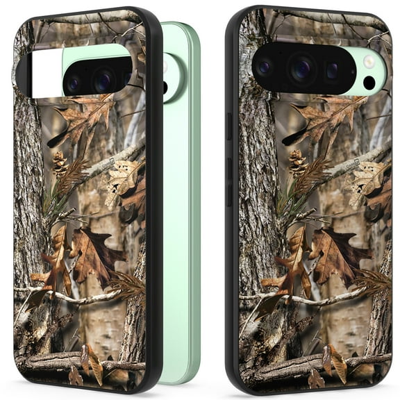 CoverON Design For Google Pixel 10 XL Phone Case, Flexible Rubber Slim TPU Cover, Fall Camouflage