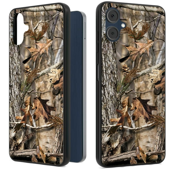CoverON Design For Samsung Galaxy A06 Phone Case, Flexible Rubber Slim TPU Cover, Fall Camouflage