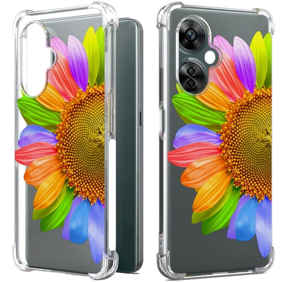 CoverON Design For Samsung Galaxy A22 5G Phone Case and Screen Protector Tempered Glass, Slim TPU Cover, Fall Camo