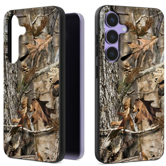 CoverON Design For Samsung Galaxy S25+ / Galaxy S25 Plus Phone Case, Flexible Rubber Slim TPU Cover, Fall Camouflage