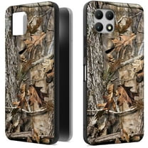CoverON Design For Tmobile T-Mobile Revvl 7 5G Phone Case, Flexible Rubber Slim TPU Cover, Fall Camouflage