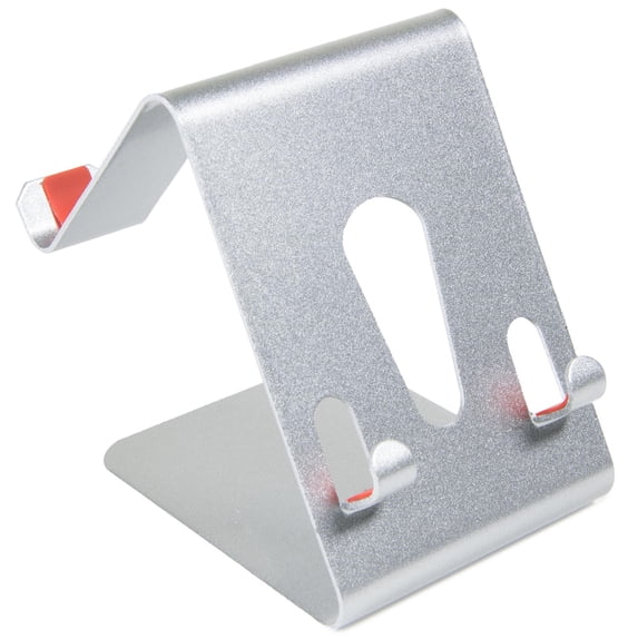 CoverON Desk Phone Stand - Universal Padded Aluminum Metal Desktop Phone and Tablet Stand Holder