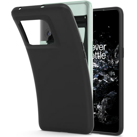 CoverON For 1+ Oneplus 10t 5G / Oneplus Ace Pro Case, Flexible Slim Lightweight TPU Minimal Phone Cover, Black