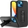 thumbnail image 1 of CoverON For Apple iPhone 14 Case, Military Grade Heavy Duty Full Body Phone Kickstand Cover, Black, 1 of 9