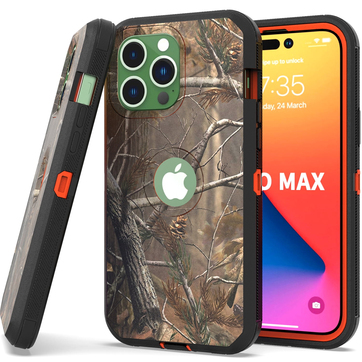 CoverON For Apple iPhone 14 Pro Max Case, Military Grade Heavy Duty Full Body Rugged Phone Cover, Camo CoverON For Apple iPhone 14 Pro Max Case, Military Grade Heavy Duty Full Body Rugged Phone Cover, Camo
