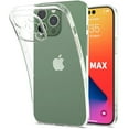 thumbnail image 1 of CoverON For Apple iPhone 14 Pro Phone Case, Flexible Slim Lightweight TPU Minimal Cover, Clear, 1 of 8