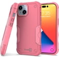 thumbnail image 1 of CoverON For Apple iPhone 15 Phone Case, Military Grade Heavy Duty Rugged Cover Grip, Pink, 1 of 9