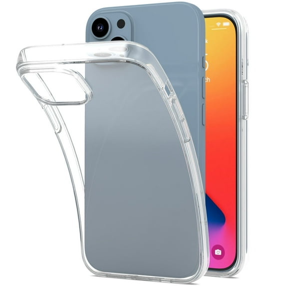 CoverON For Apple iPhone 15 Plus Phone Case, Flexible Slim Lightweight TPU Minimal Cover, Clear
