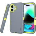 thumbnail image 1 of CoverON For Apple iPhone 16 Plus / iPhone 16+ Case, Military Grade Heavy Duty Full Body Rugged Phone Cover, Gray, 1 of 8