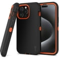thumbnail image 1 of CoverON For Apple iPhone 16 Pro Max Case, Military Grade Heavy Duty Full Body Rugged Phone Cover, Black, 1 of 8