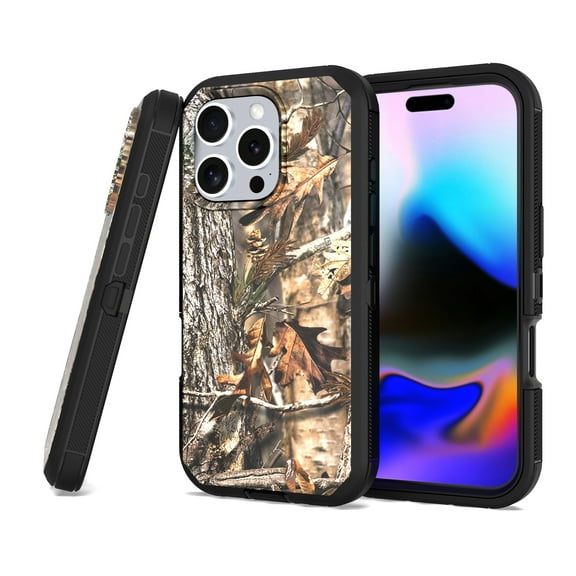 CoverON For Apple iPhone 16 Pro Max Case, Military Grade Heavy Duty Full Body Rugged Phone Cover, Camo