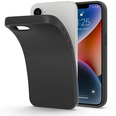 CoverON For Apple iPhone 16e Case, Flexible Slim Lightweight TPU Minimal Phone Cover, Black