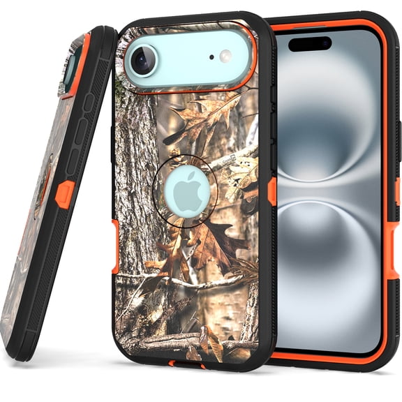 CoverON For Apple iPhone 17 Air Case, Military Grade Heavy Duty Full Body Rugged Phone Cover, Camo