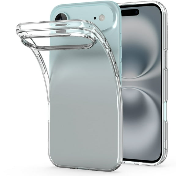 CoverON For Apple iPhone 17 Air Phone Case, Flexible Slim Lightweight TPU Minimal Cover, Clear
