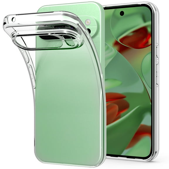 CoverON For Google Pixel 10 XL Phone Case, Flexible Slim Lightweight TPU Minimal Cover, Clear