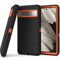 CoverON For Google Pixel 7a Case, Military Grade Heavy Duty Full Body Rugged Phone Cover, Black