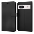 thumbnail image 1 of CoverON For Google Pixel 7a Leather Case, RFID Blocking Wallet 6x Card Slot Holder Cover Flip Folio Phone Pouch, Black, 1 of 7