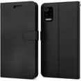 thumbnail image 1 of CoverON For LG K52 Case / LG K62 / LG Q52 Wallet Case, RFID Blocking Vegan Leather 6x Card Slot Holder Cover Flip Folio Phone Pouch, Black, 1 of 6