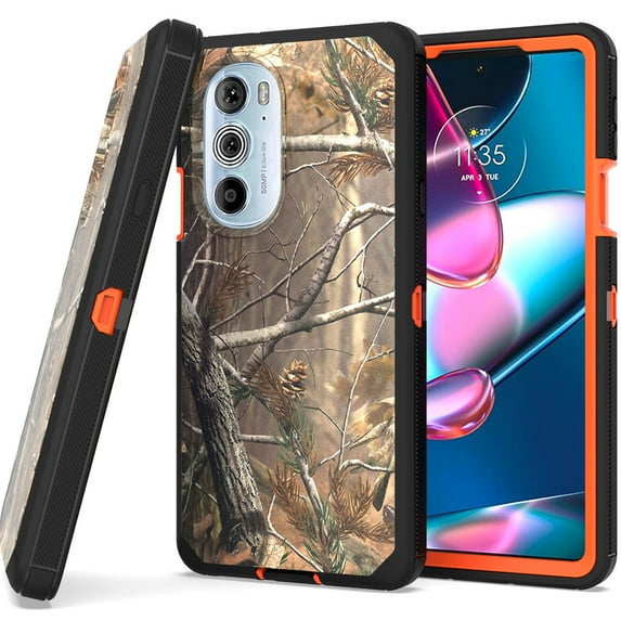 CoverON For Motorola Edge+ Plus 2022 / Moto Edge 30 Pro / Edge X30 Case, Military Grade Heavy Duty Full Body Rugged Phone Cover, Camo