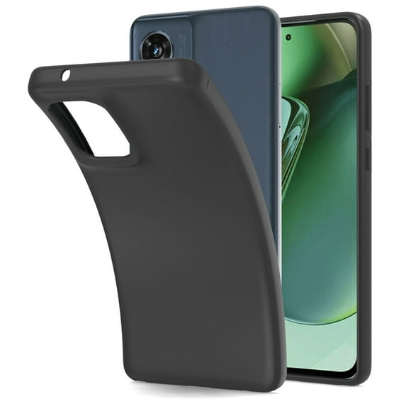 CoverON For Motorola Moto G Stylus 5G 2024 Case, Flexible Slim Lightweight TPU Minimal Phone Cover, Black