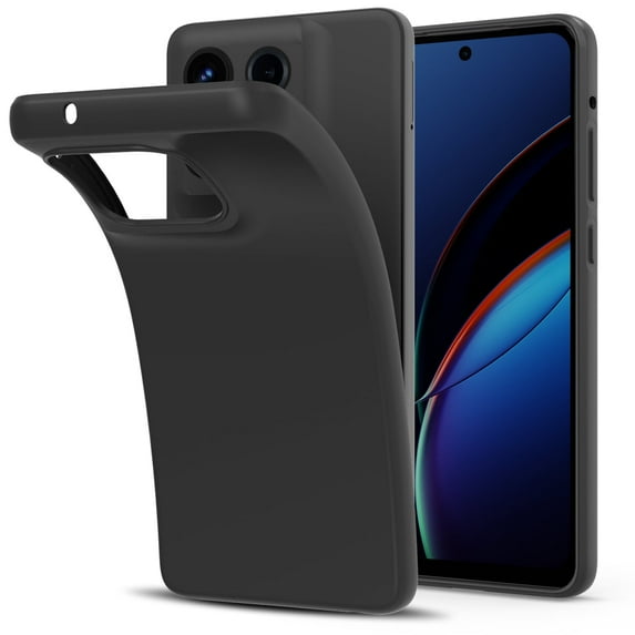 CoverON For Motorola Moto G Stylus 5G 2025 Case, Flexible Slim Lightweight TPU Minimal Phone Cover, Black