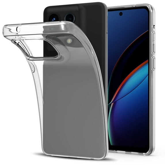 CoverON For Motorola Moto G Stylus 5G 2025 Phone Case, Flexible Slim Lightweight TPU Minimal Cover, Clear