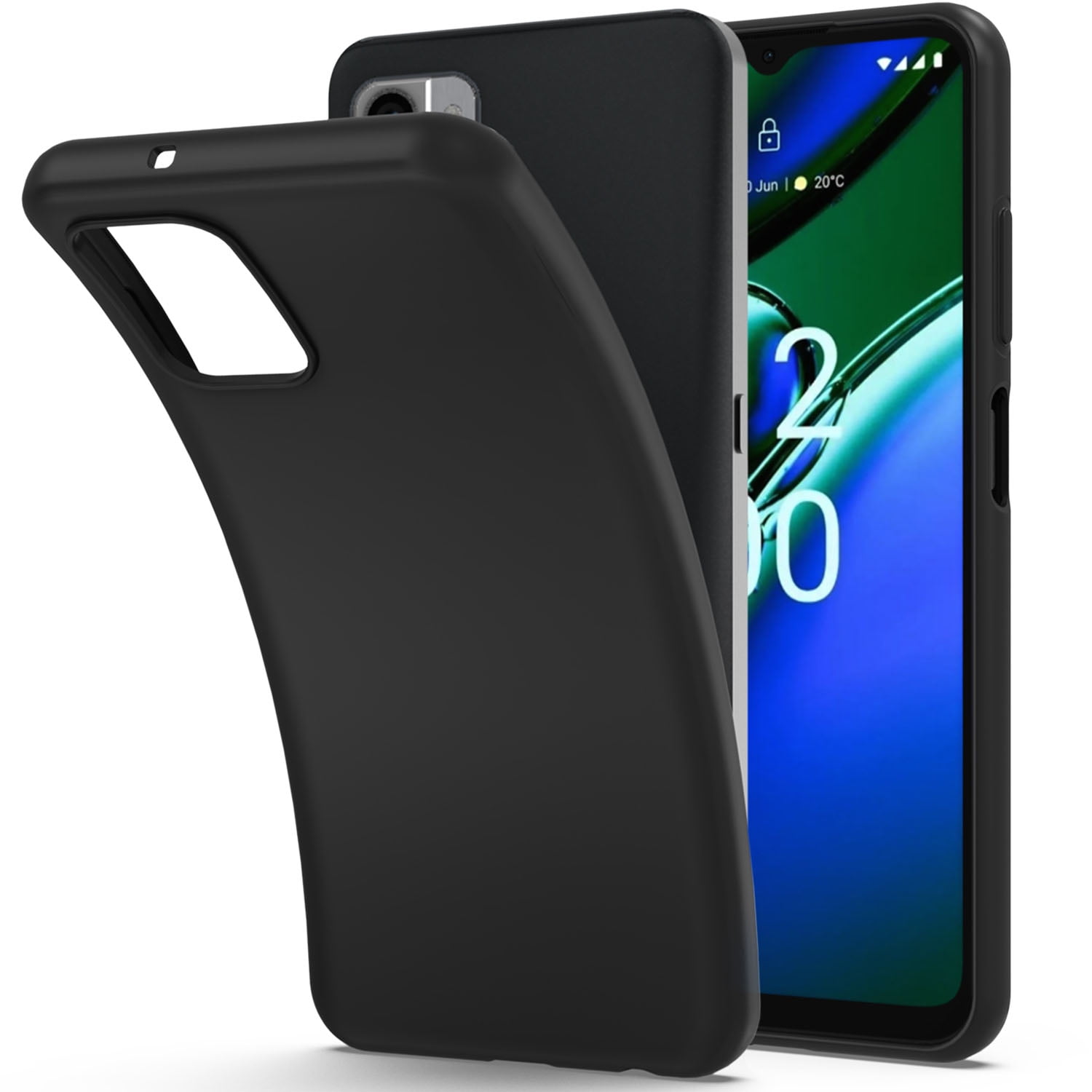 Nokia 9 PureView 美品 ケース＆変換プラグ付き CoverON Nokia 9 PureView Case, ClearGuard Series Clear Hard