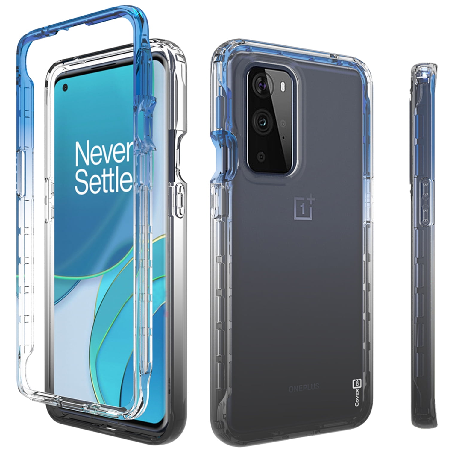 OnePlus Nord N200 5G Case with Glass Screen Protector, Dteck Full Coverage  Rugged Shockproof Case Transparent Clear Hard Back Protective Cover for  OnePlus Nord N200 5G 2021, Red - Walmart.com