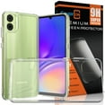 CoverON Samsung Galaxy A05 Case & Screen Protector, Hybrid Hardback TPU