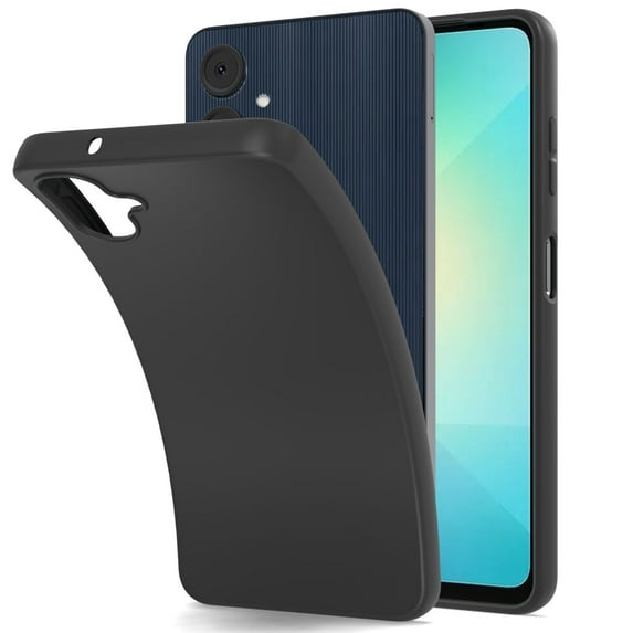 CoverON For Samsung Galaxy A06 Case, Flexible Slim Lightweight TPU Minimal Phone Cover, Black