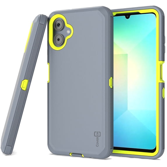 CoverON For Samsung Galaxy A06 Case, Military Grade Heavy Duty Full Body Rugged Phone Cover, Gray