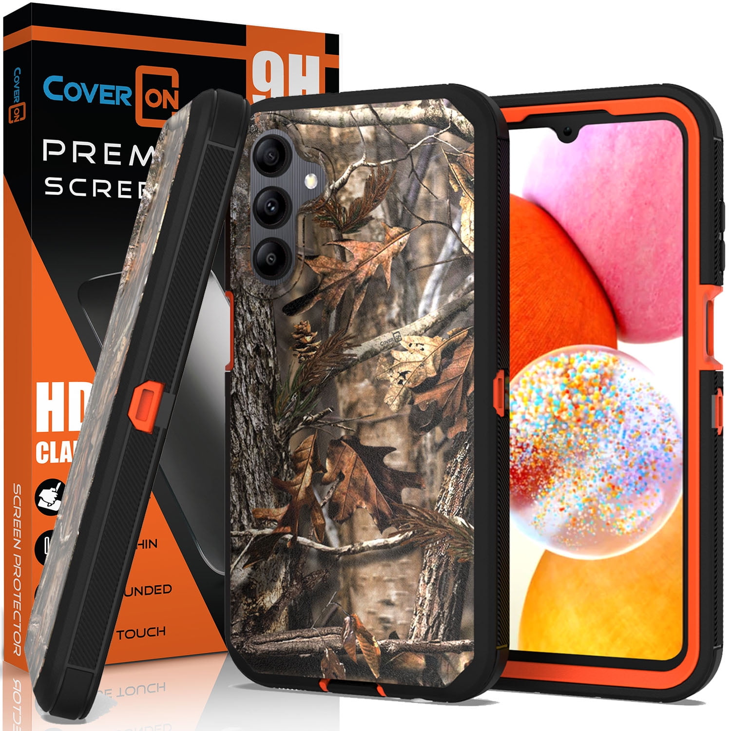 CoverON For Samsung Galaxy A15 5G Case and Screen Protector Tempered